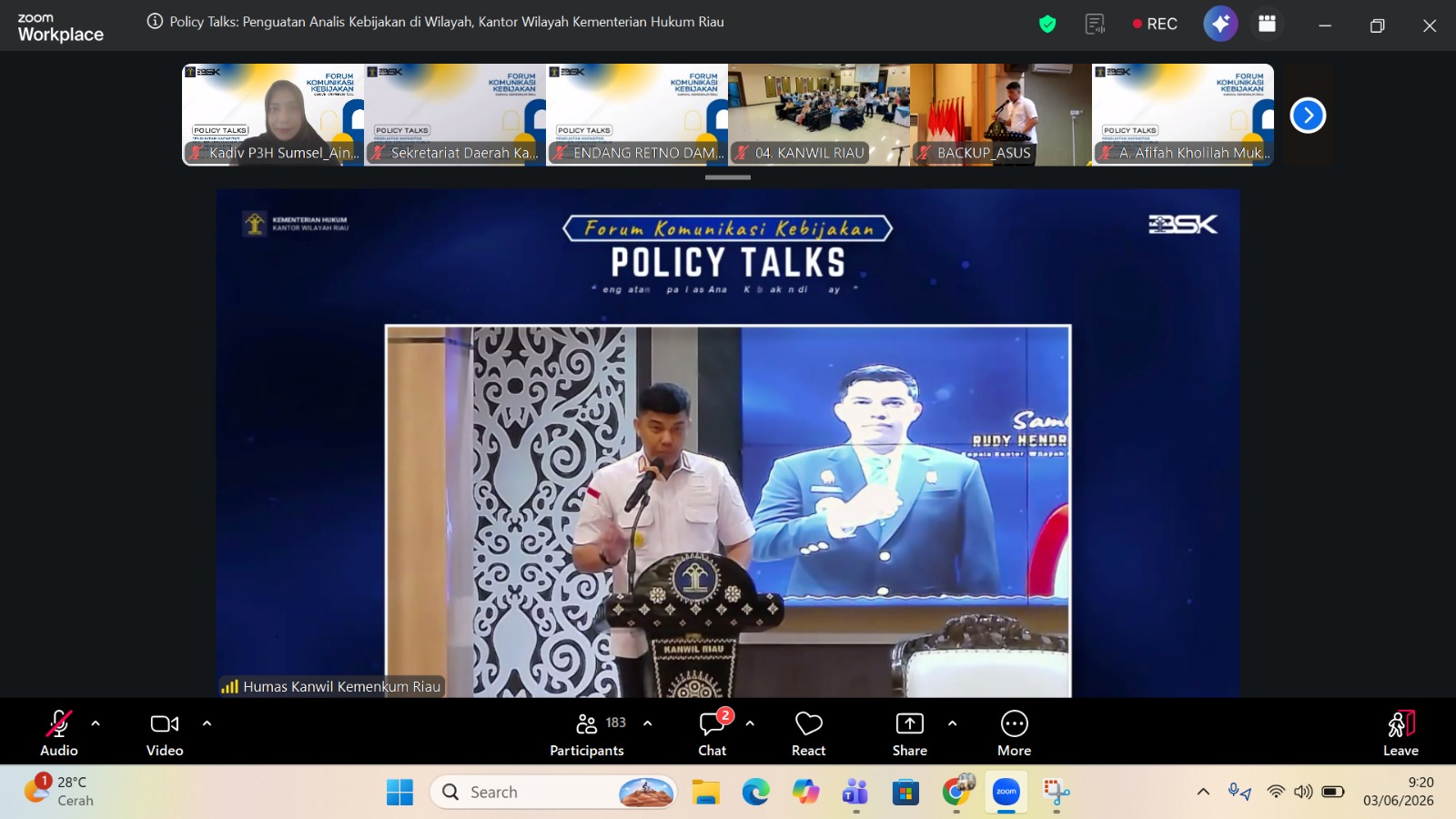 Wujudkan Kebijakan Publik Berkualitas, Kanwil Kemenkum Sumsel Dalami Strategi Analisis Kebijakan Modern