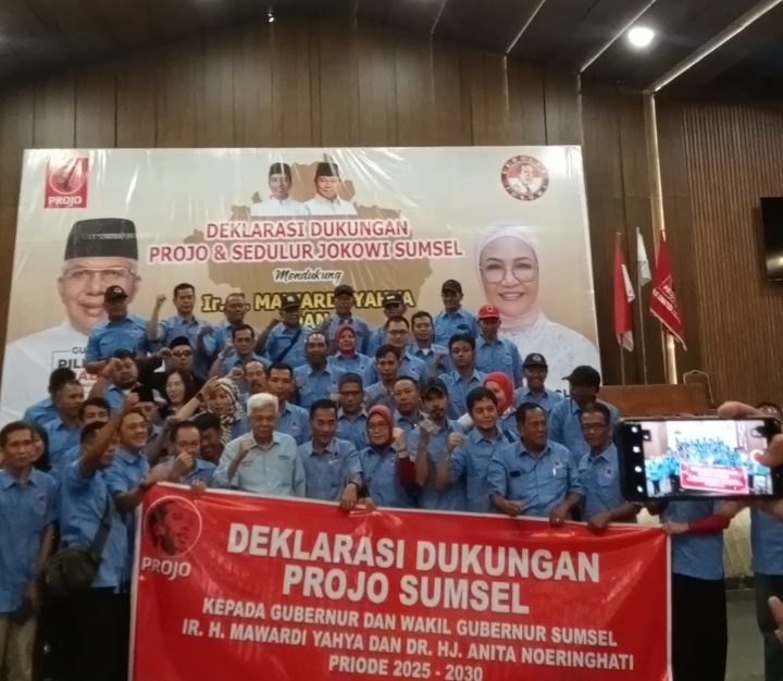 Projo Sumsel dan Sedulur Jokowi Dukung MataHati di Pilgub Sumsel 2024, Yakin Bisa Bawa Masyarakat Lebih Maju