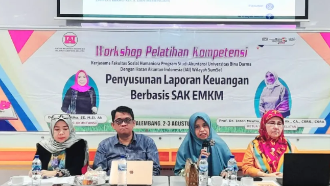 Prodi Akuntasi UBD Palembang Gelar Workshop Pelatihan Kompetensi Bersama IAI Sumatera Selatan