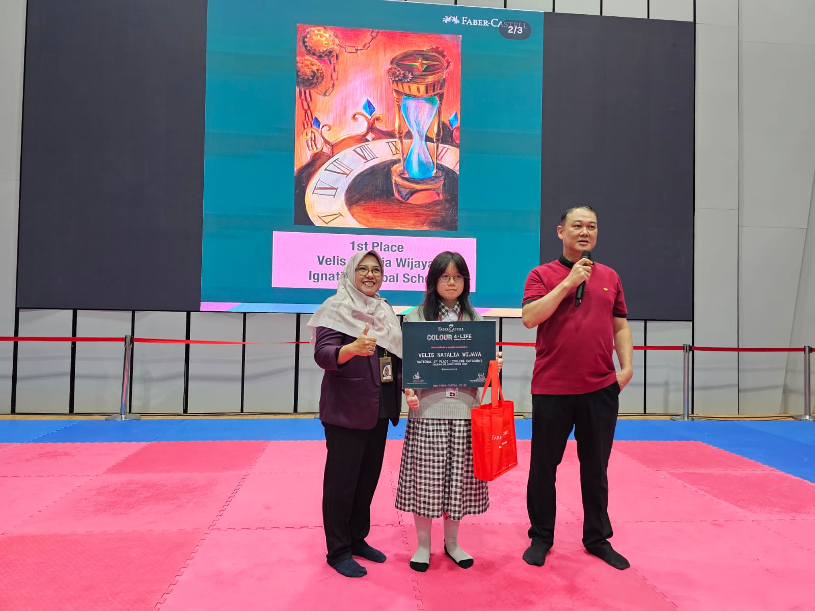 Siswi IGS School Palembang Juara Nasional Kontes Seni Faber-Castell, Bersiap ke Ajang Internasional!