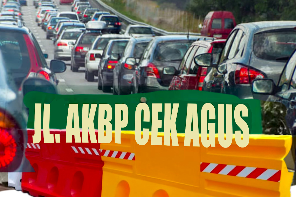 Hari Ini, Jalan AKBP Cek Agus Normal Tapi Ada Traffic Block Median Jalan Mulai Simpang Pakri Sampai Patal 
