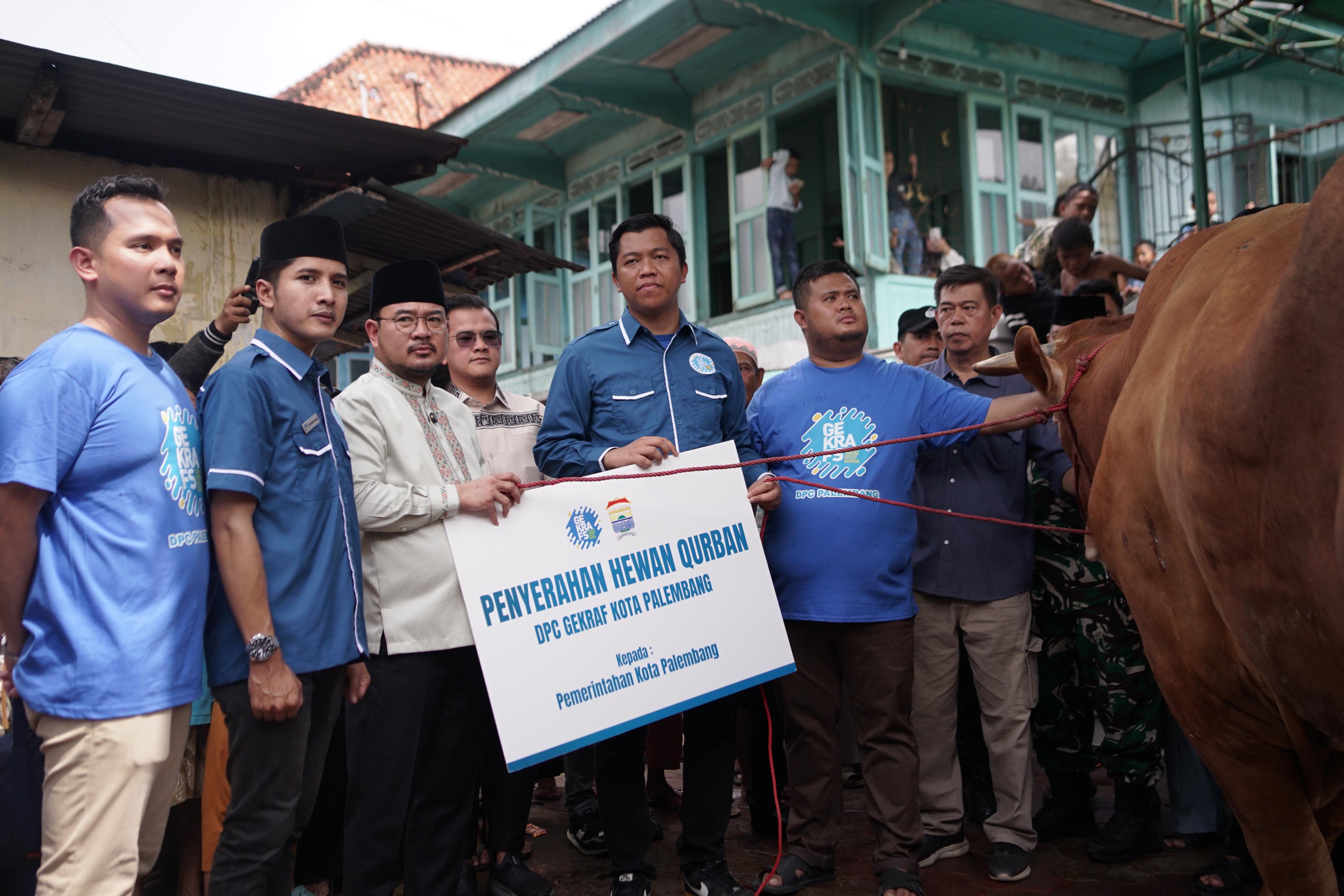 Wawako Prima Salam Dorong Peran Ekonomi Kreatif, Berdayakan UMKM Palembang di Momen Idul Adha 2025