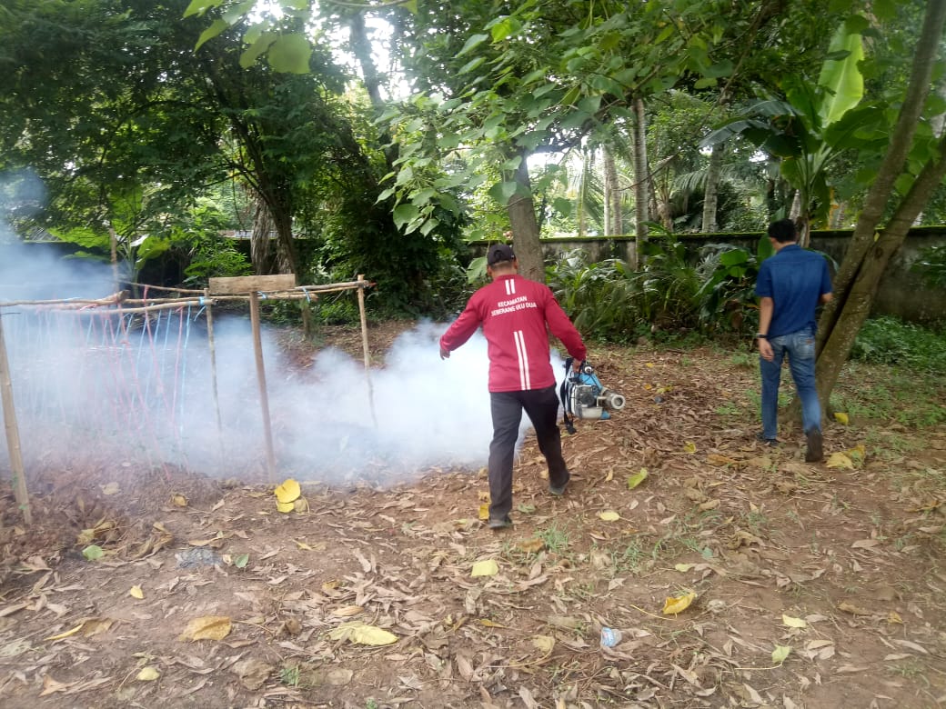 Cegah Wabah DBD, Pj Wako Ratu Dewa Laksanakan Fogging Gratis Serentak di 18 Kecamatan