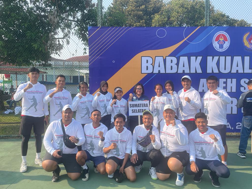 Atlit Putra dan Putri Soft Tenis Sumsel Berhasil Amankan Tiket PON XXI Aceh-Sumut 2024