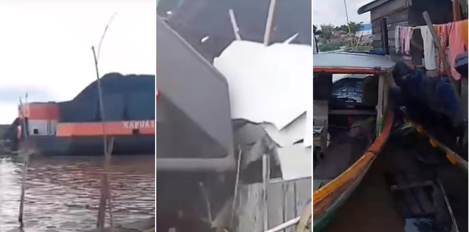 Ini Penyebab Tongkang Batu Bara Tabrak Rumah Warga, Pemeriksaan Nahkoda Kapal Naik Penyidikan 