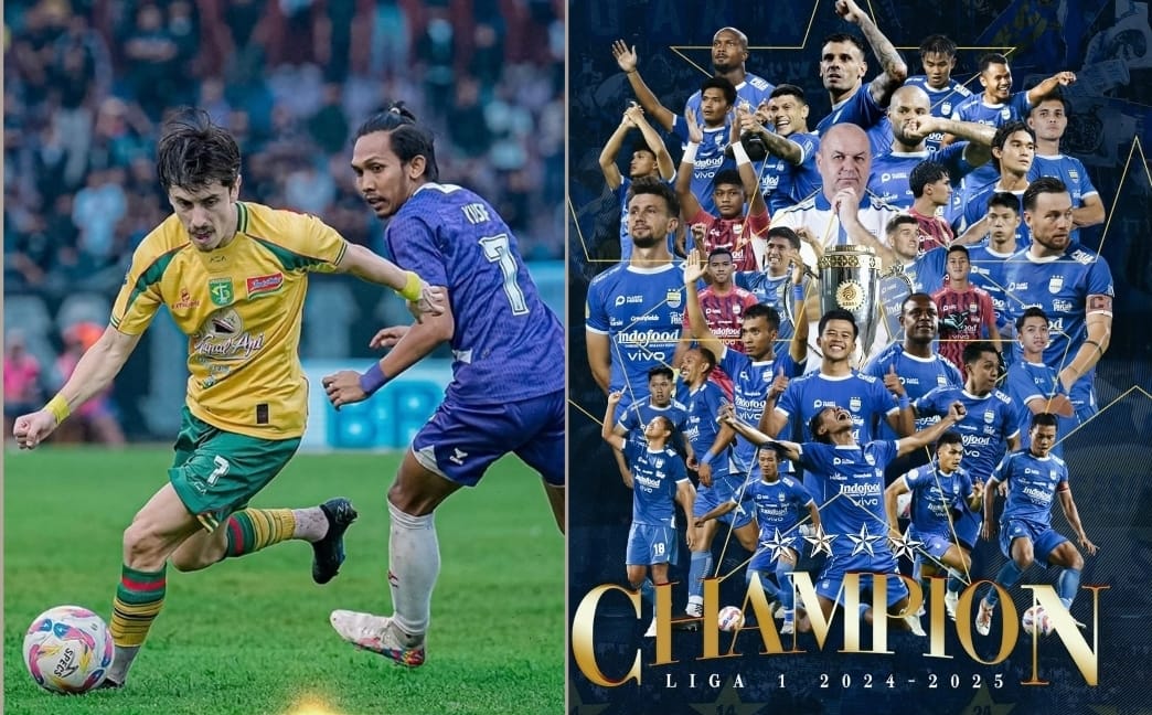 BANGGA, Persib Bandung Juara BRI Liga 1 2024-2025: Hatur Nuhun, Persik Kediri!