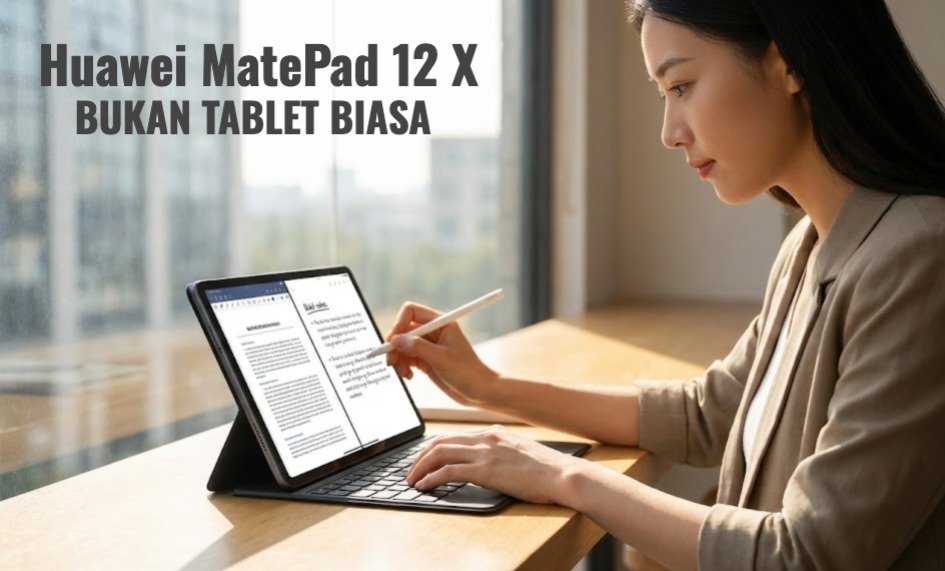 Huawei MatePad 12X 2026 Dirancang Bukan Tablet Biasa, Ini Alasannya