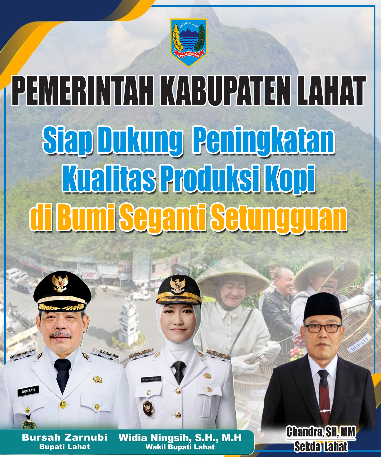 Pemkab Lahat Siap Dukung Peningkatan Kualitas Produksi Kopi di Bumi Seganti Setungguan