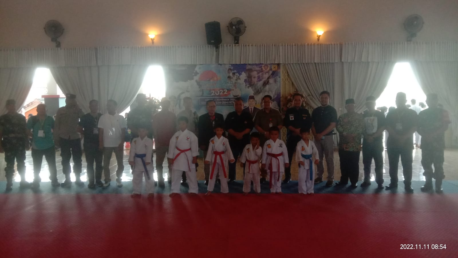 125 Karateka Berkompetisi di Camat Sako Palembang Karate Cup