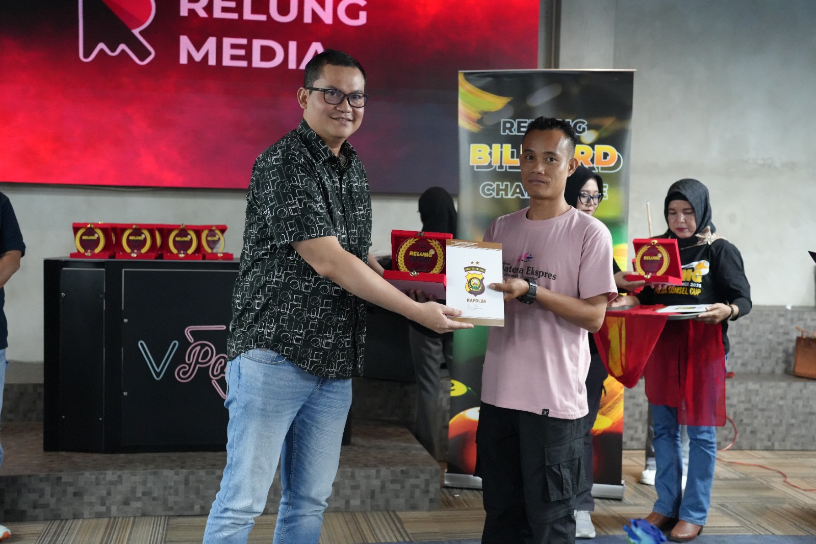 'Brojum SUMEKS' Juara 2 Relung Billiard Challenge Kapolda Sumsel Cup, Dorong Turnamen Serupa Rutin Digelar