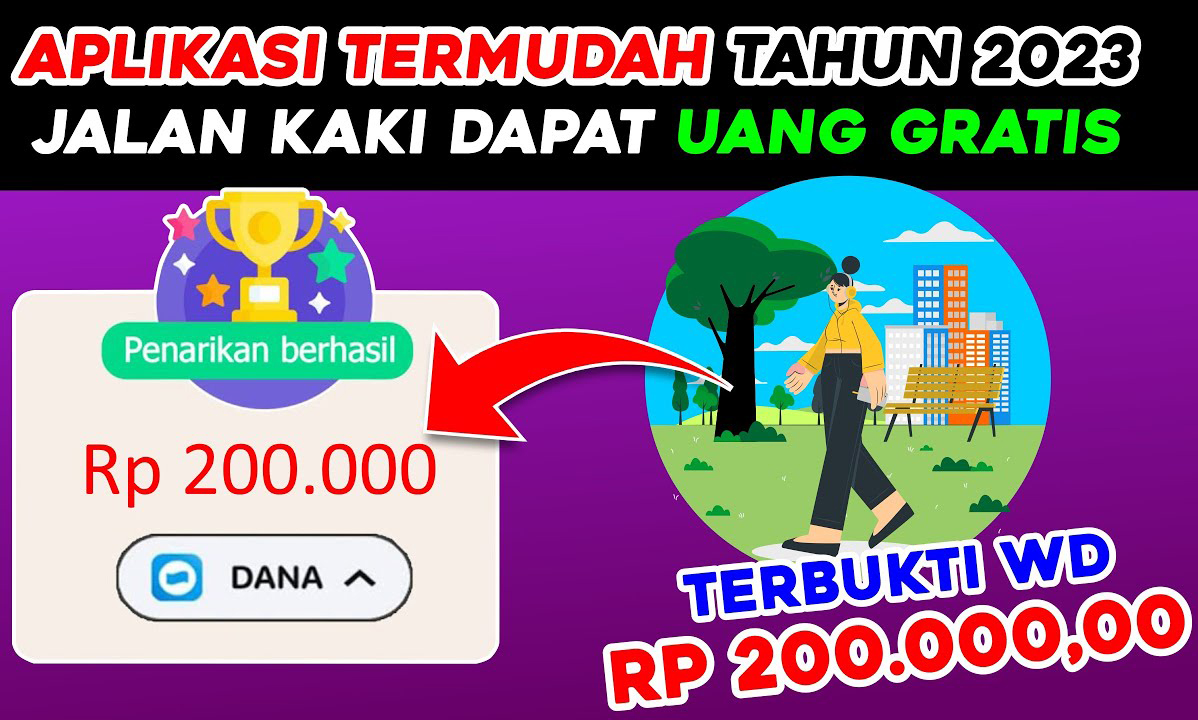 Modal Jalan Kaki Doang Dapat Rp 200.000 Saldo DANA Gratis, Nggak Pake Lama Langsung Cair! 