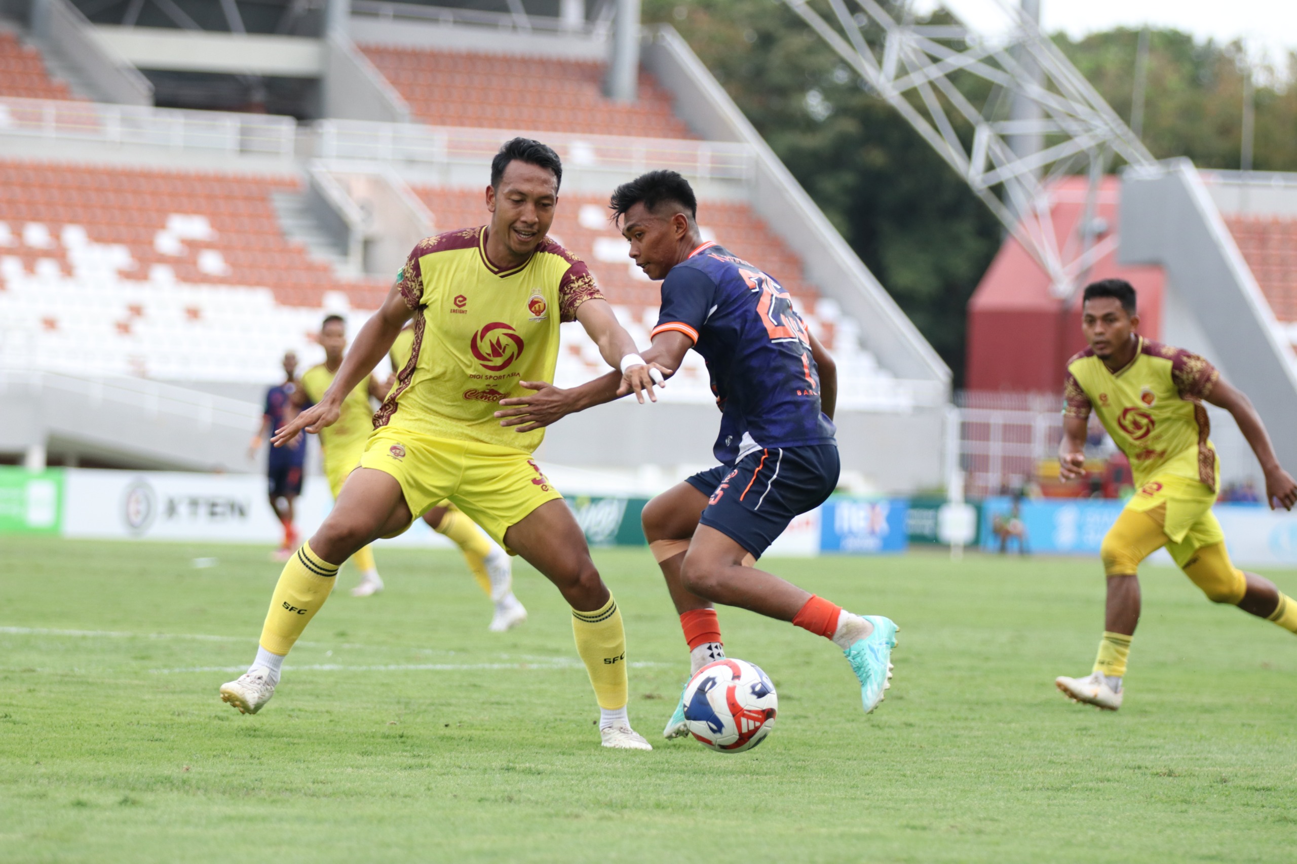 Hasil Pertandingan Derby Sumsel Berakhir Imbang 1-1, Perjuangan hingga Menit Akhir Samakan Kedudukan 