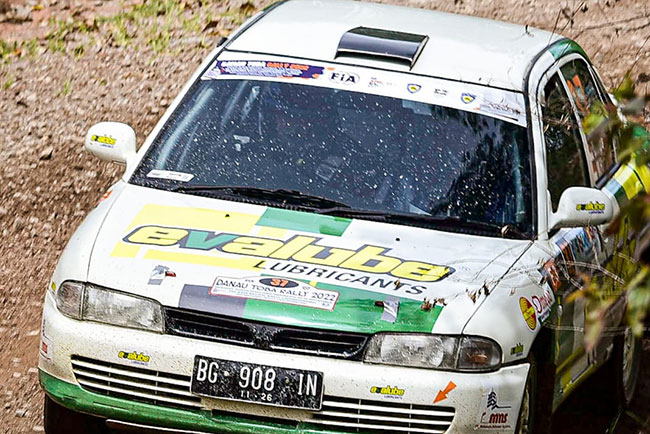 Evalube Rally Team Ikut Bertarung di Kejurnas Toba Rally 2022