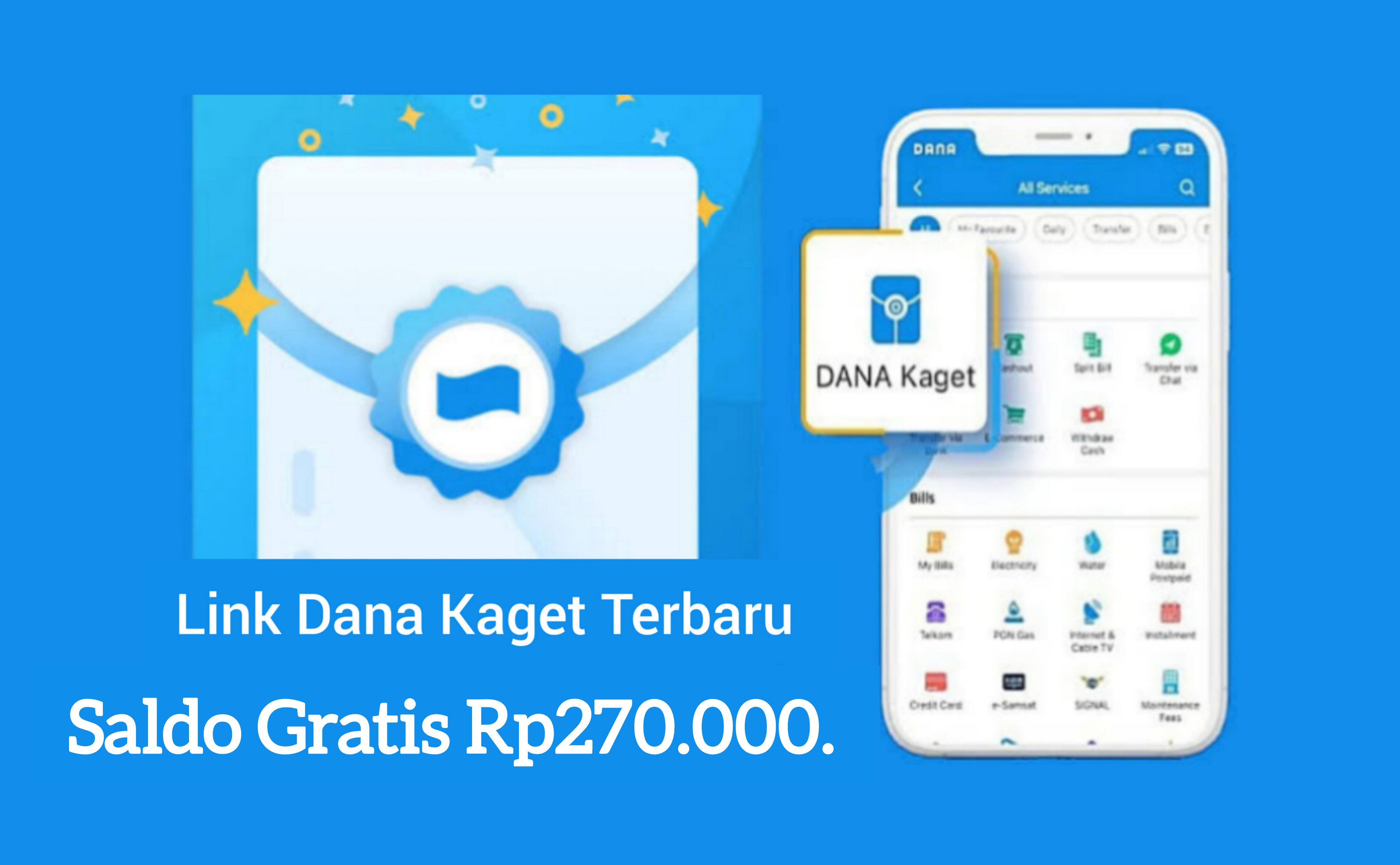 Klaim Sekarang! Link DANA Kaget Berisi Saldo Gratis hingga Rp210.000 Cuma Hari Ini