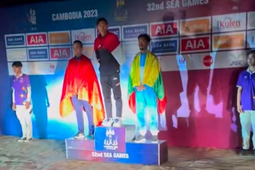 PEDAS! Netizen Sebut Lokasi Pembagian Medali Sea Games 2023 di Kamboja Seperti Lokasi Uji Nyali