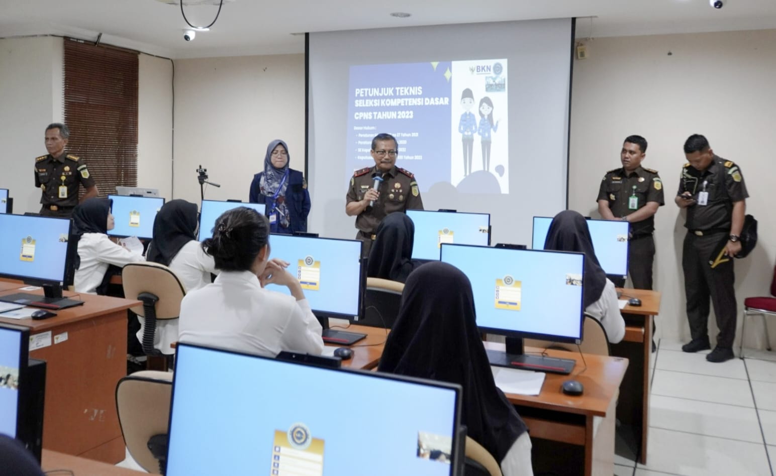 Kajati Sumsel Turun Gunung Tinjau langsung Test SKD CASN Kejaksaan RI, Sampaikan Pesan Ini