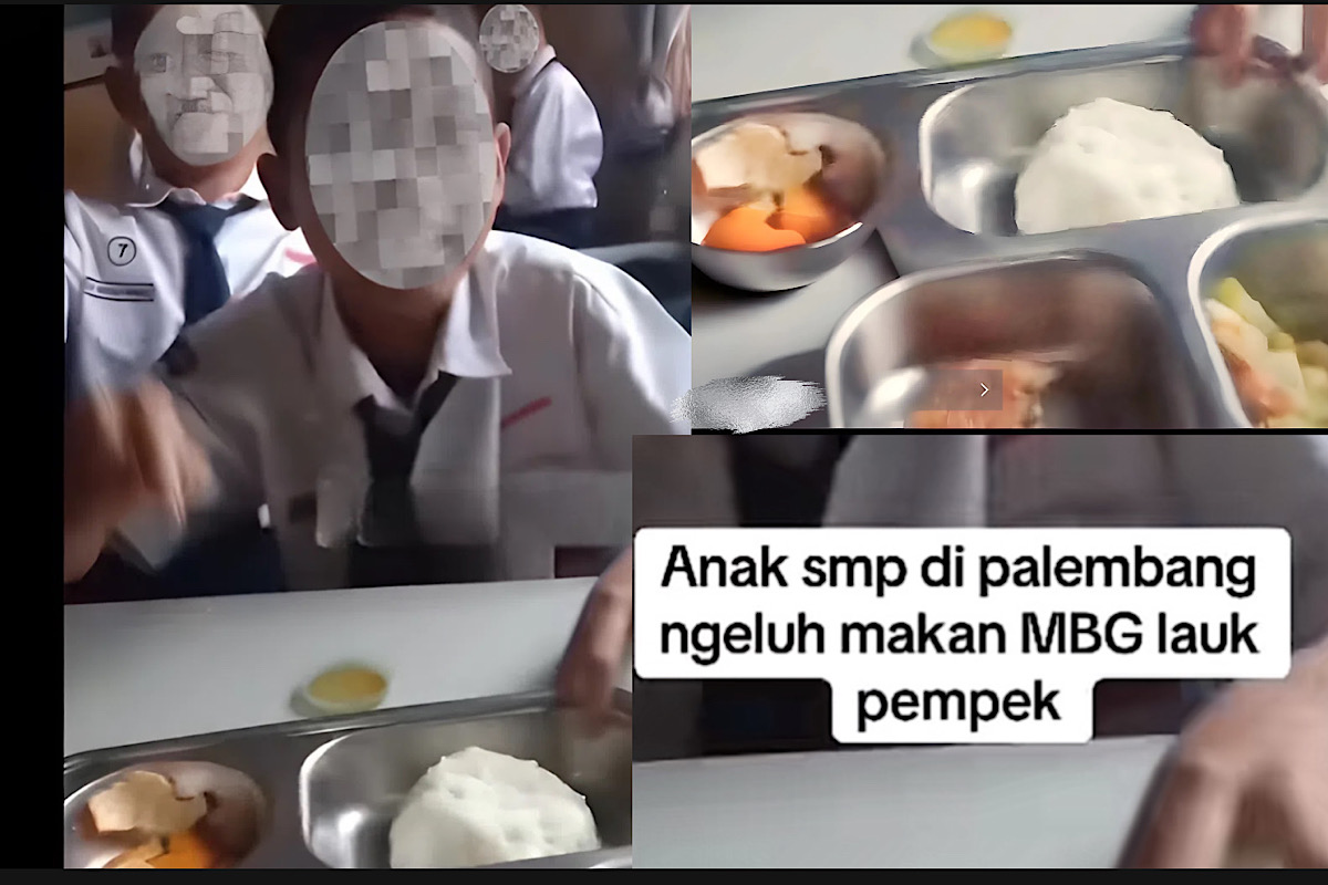 Siswa SMP di Palembang Komplain Menu MBG, Netizen Malah Debat Pergedel Makanan Bergizi
