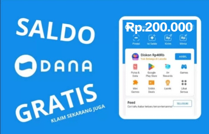 Cuma Hari Ini, Siapa Cepat Dia Dapat Saldo DANA Gratis Rp250.000 dari Aplikasi Ajaib Penghasil Uang