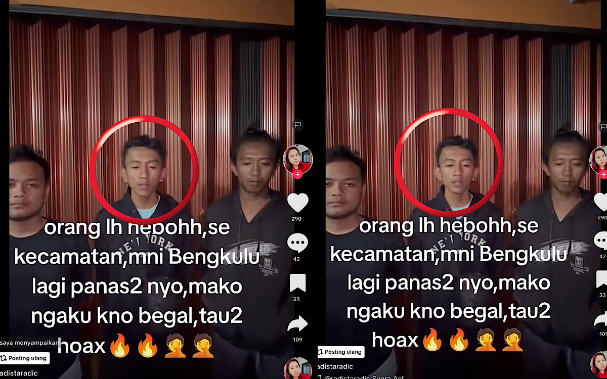 Beredar Video Korban Begal Ngaku Mengarang Cerita Bohong Dirampok Dibawah Jembatan Tol Desa Lagan Bengkulu 