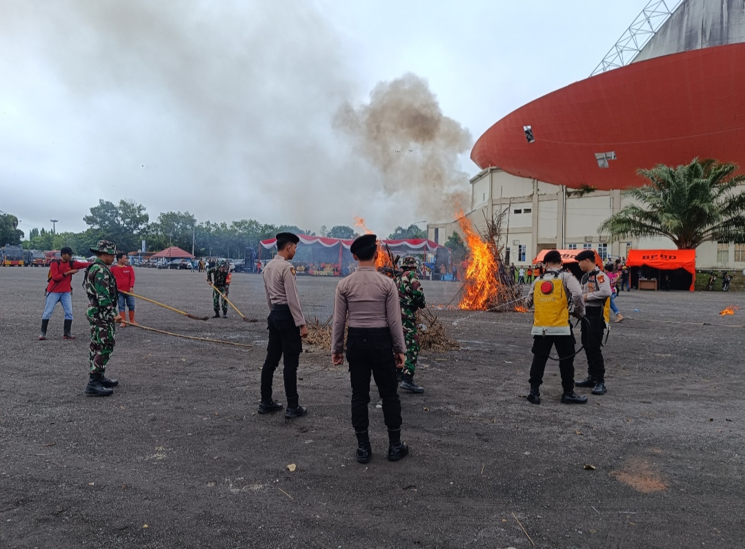 Kabupaten OKI Gelar Apel Kesiapsiagaan Karhutla 2025
