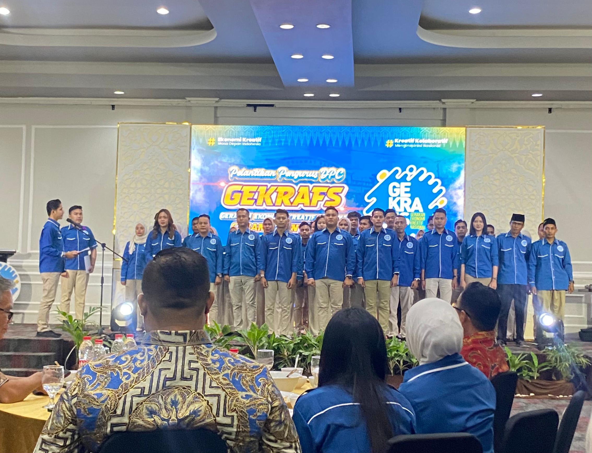 GEKRAFS Banyuasin Resmi Dikukuhkan, Wadah Baru Talenta Kreatif dan UMKM