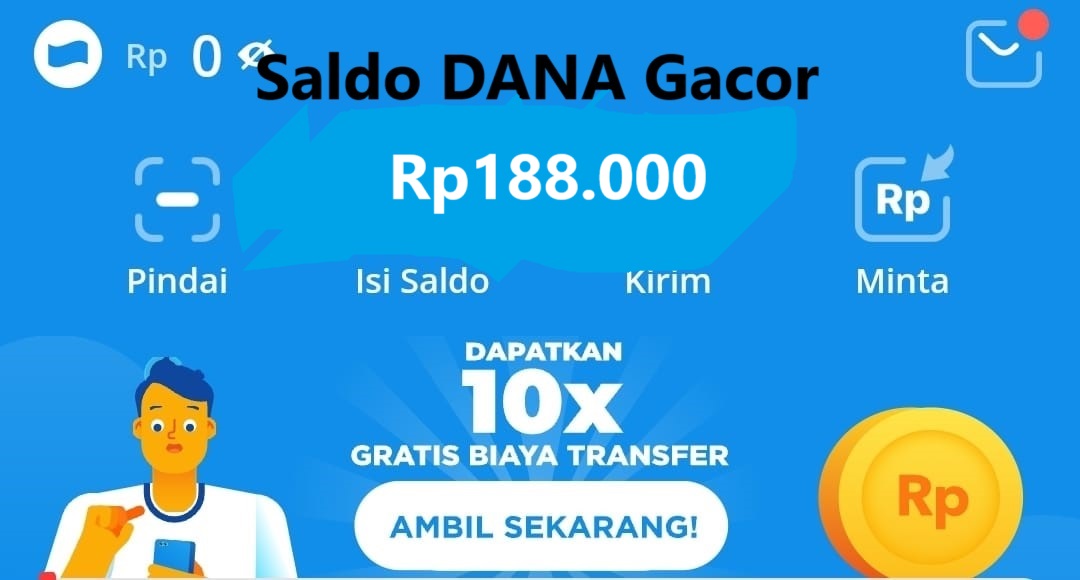 Cara Paling GACOR, Klik Link Terbaru Saldo DANA Kaget Rp 188.000, 24 Februari 2025, Klaim Segera Yuk! 