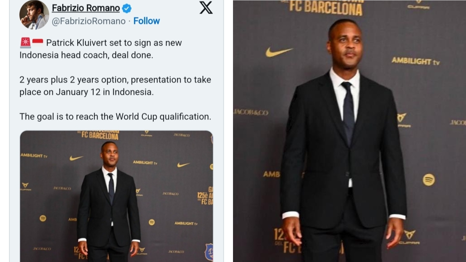 Pakar Transfer Dunia Fabrizio Romano Pastikan Patrick Kluivert Gantikan Shin Tae-yong, Kontrak Hingga 2 Tahun?