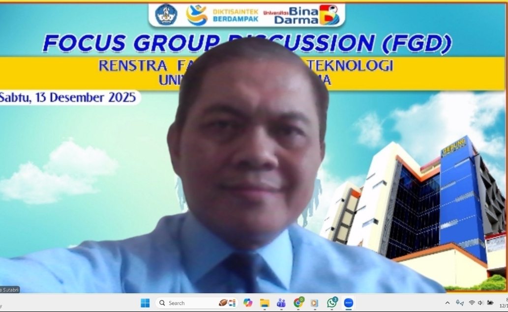 Universitas Bina Darma Dorong Daya Saing Global Lewat FGD Renstra FST