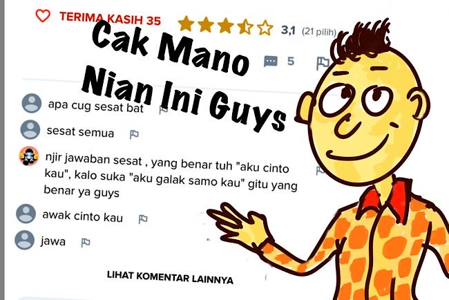 5 Bahasa Palembang Paling Romantis, Aku Cinta Kamu Jawaban di Brainly Bikin Sesat, yang Benar Aku Cinto Kau