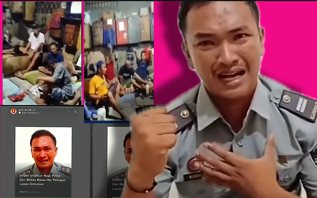 UPDATE, Napi Bikin Video Dugaan Pesta Narkoba Di Lapas Tanjung Raja Dipindah Ke Lapas Narkotika Serong