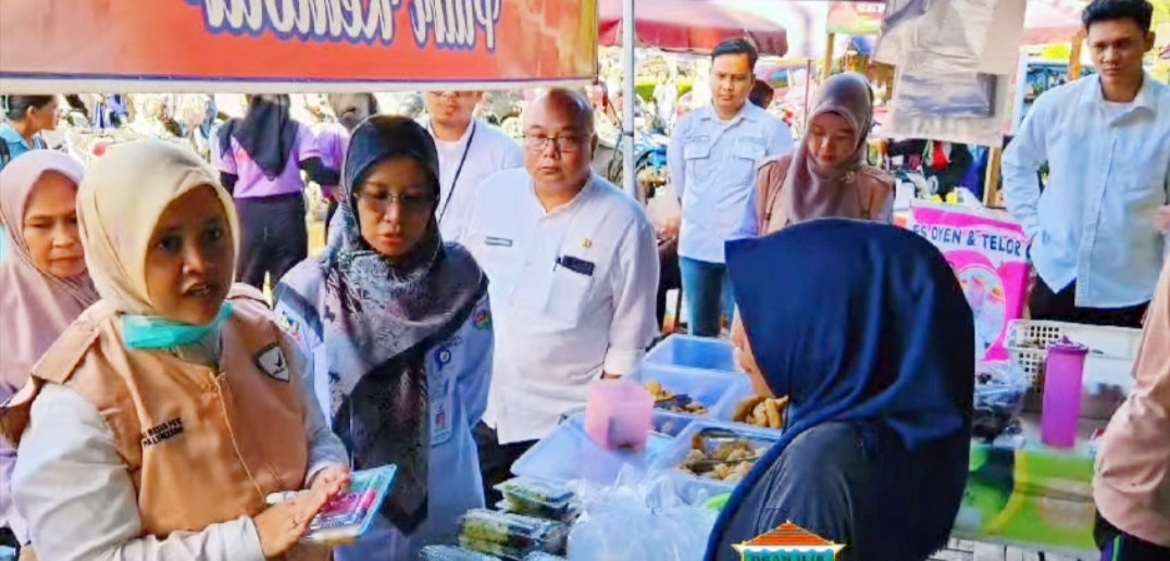 Dinkes dan BBPOM Palembang Sidak Pasar Bedug di Ogan Ilir, Bagaimana Hasil Pemeriksaan Sampel? 