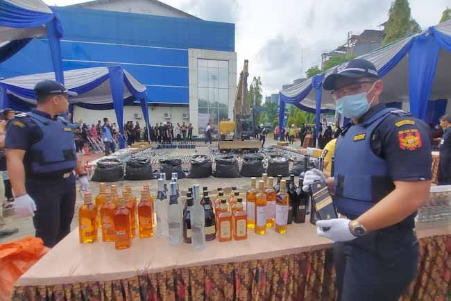 Bea Cukai Sumbagtim Musnahkan Barang Hasil Penindakan Senilai Rp 33 Miliar