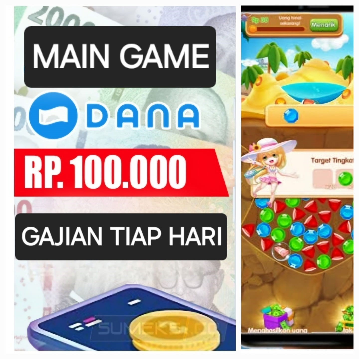 Gajian Tiap Hari di November 2024, Mainkan Game Ini, Terbukti Membayar Saldo DANA Rp 100 Ribu 