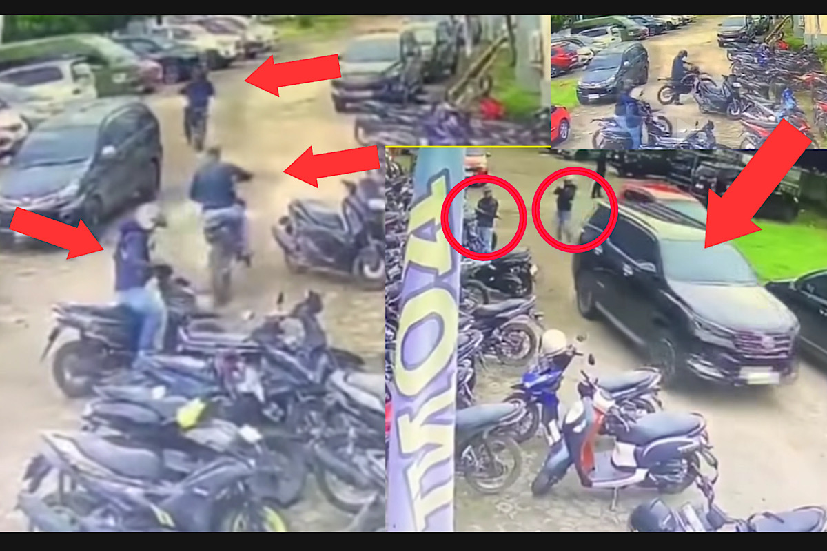 Sekaligus 3 Sepeda Motor Atlet Porprov Sumsel di Parkiran Hotel Gambo Sekayu Digasak Pelaku Curanmor