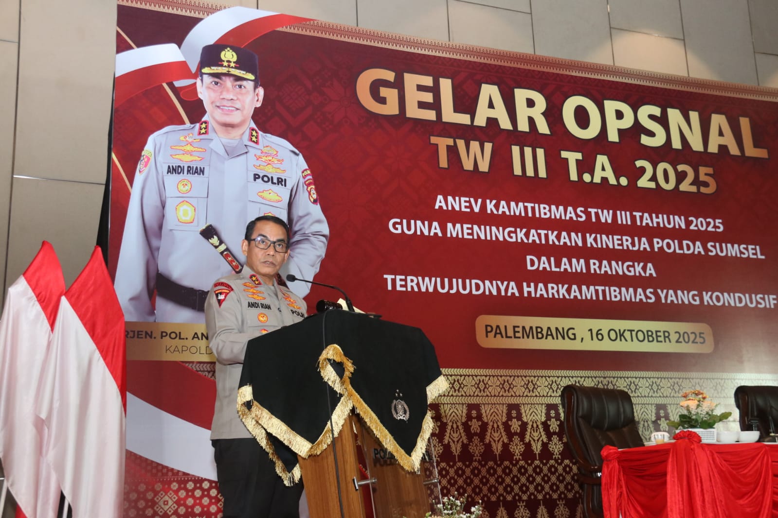 Tujuh Arahan Strategis Kapolda Sumsel Jadi Pedoman Operasional Triwulan IV