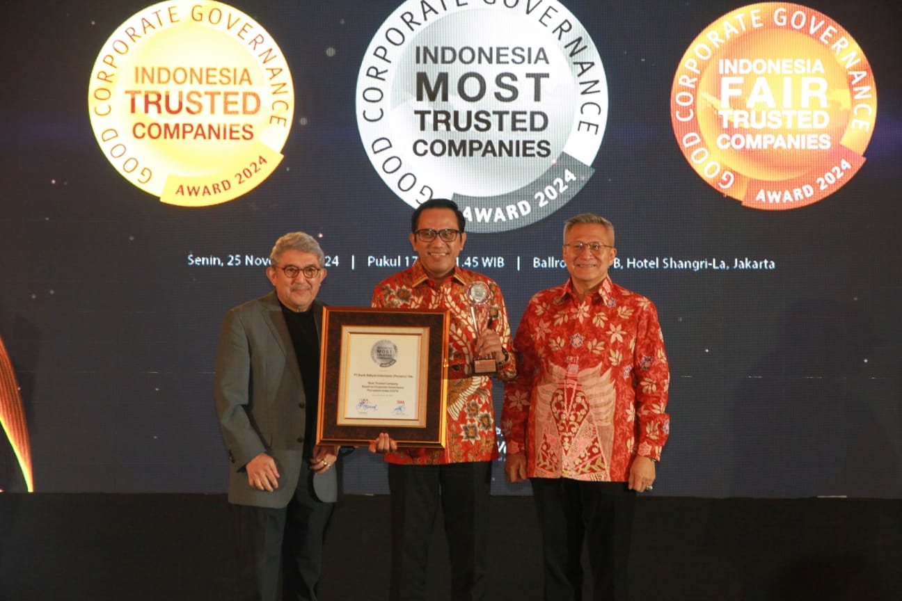 BRI Raih Penghargaan 'The Most Trusted Company' dalam CGPI 2024