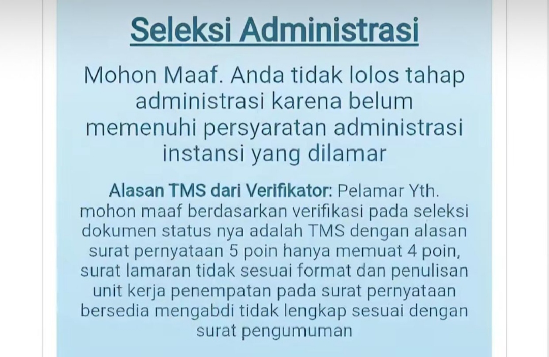 Kok Bisa! Puluhan Ribu Pelamar Seleksi CPNS 2024 TMS