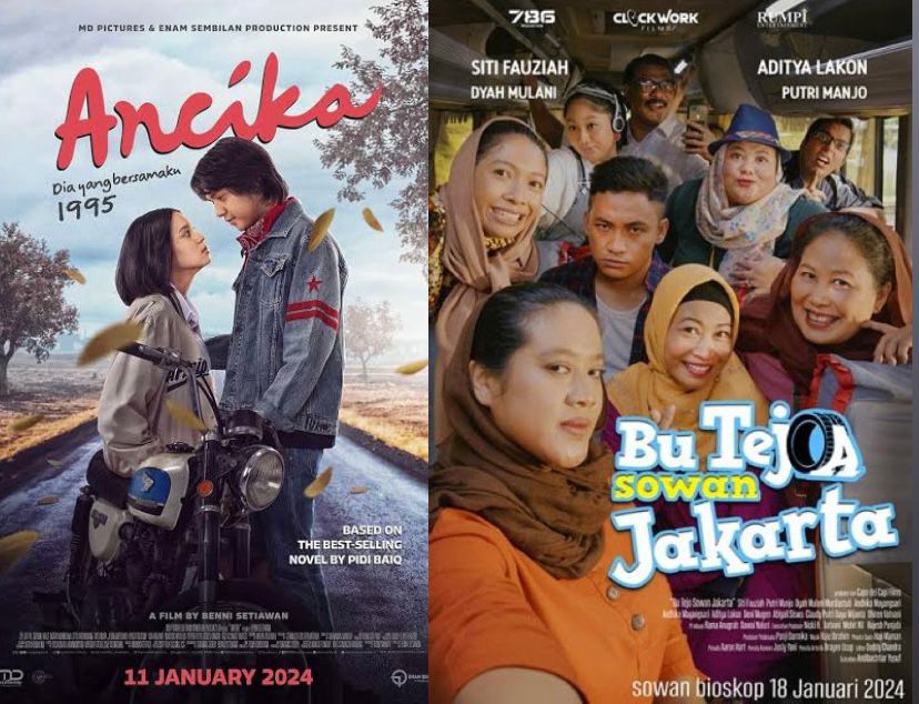 5 Rekomendasi Film Terbaru yang Akan Tayang di Bioskop Januari 2024, Ada Film Ancika dan Bu Tejo