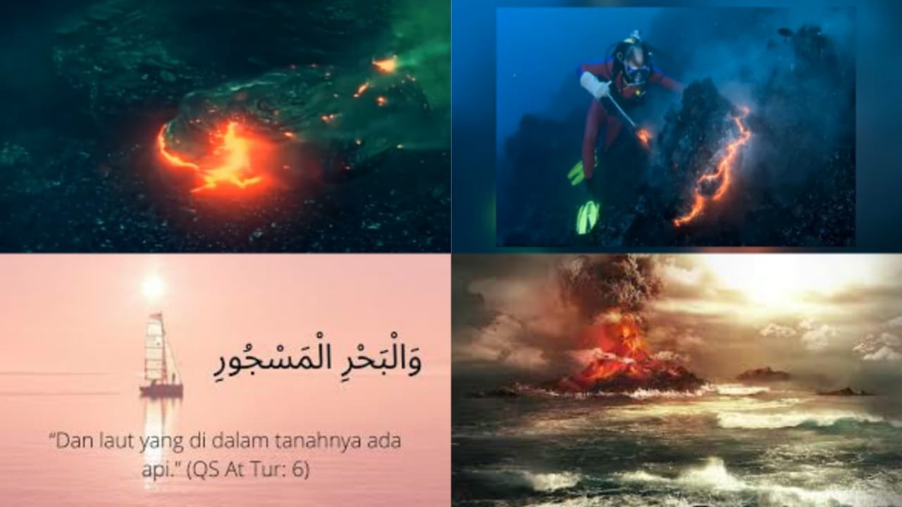 Allahuakbar, Gempar Temuan Api Didasar Laut, Disebutkan di Surah At Tur, Bukti Keajaiban Al Quran Makin Nyata