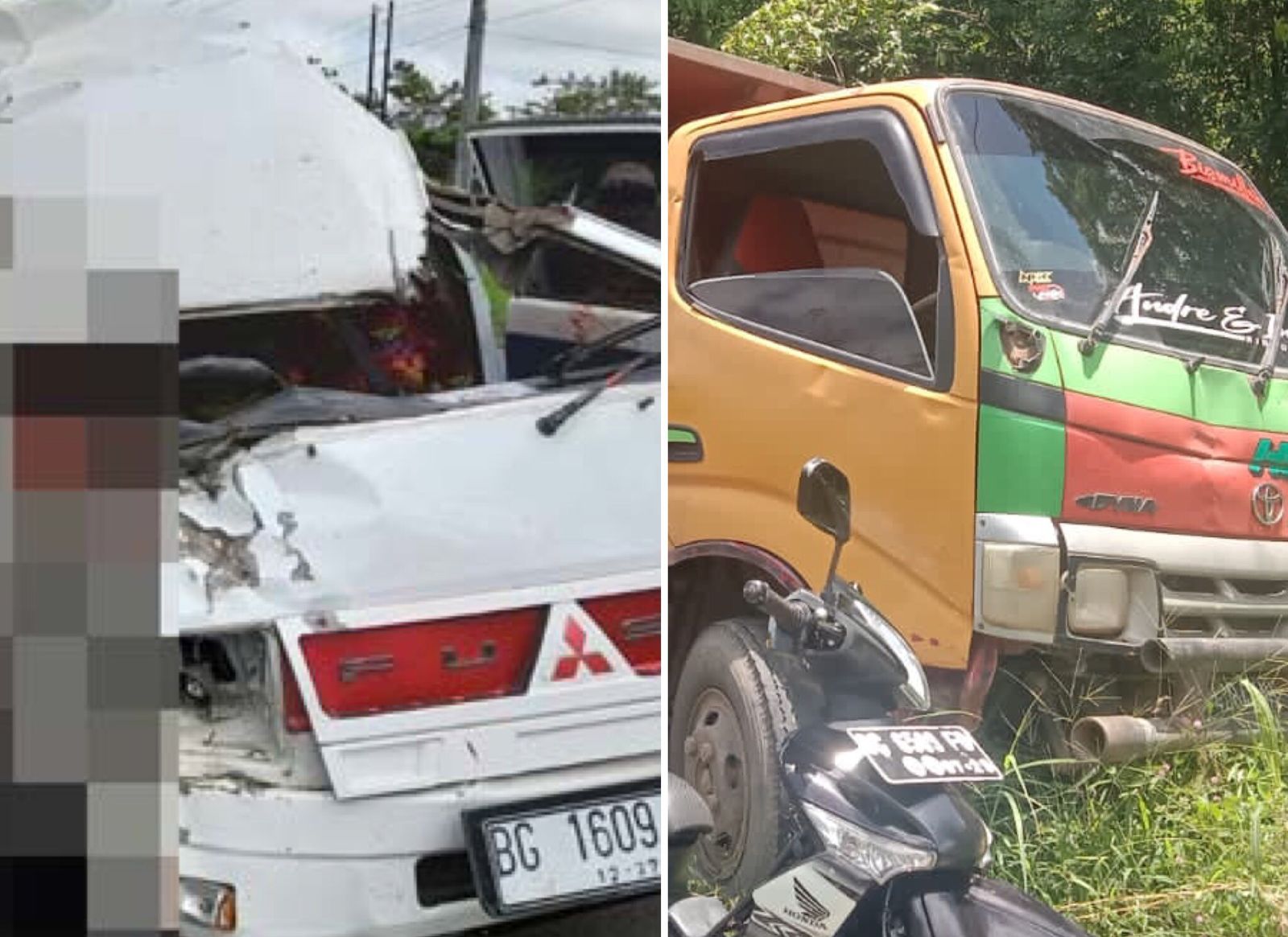 Begini Kronologi Kecelakaan Maut Travel Baturaja Vs Dump Truk di Jalan Lintas yang Tewaskan 3 Penumpang