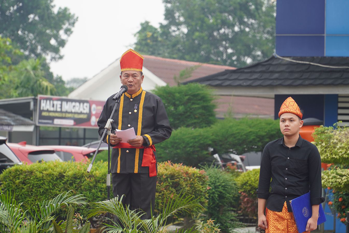 Semangat Persatuan, Jajaran Kemenkumham Sumsel Peringati Hari Lahir Pancasila