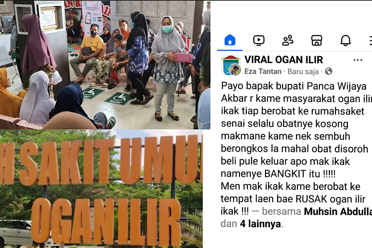 KOCAK, RSUD Ogan Ilir Tempat Berobat Tapi Pasien Selalu Tak Dapat Obat