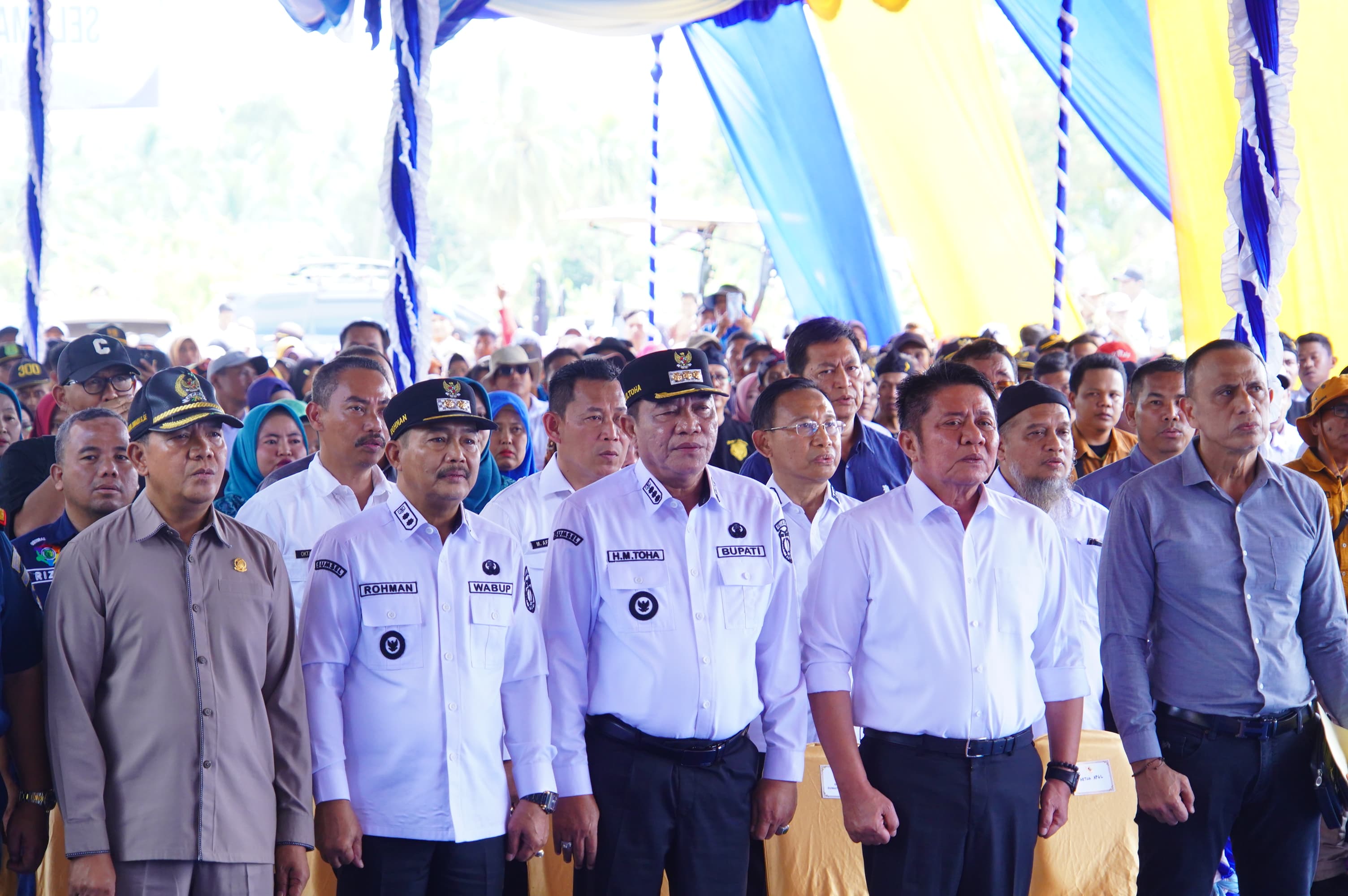 Harapan Baru Bagi Warga Lalan, Bupati Toha dan Wabup Rohman Resmikan Revitalisasi Jembatan P6 Sungai Lalan