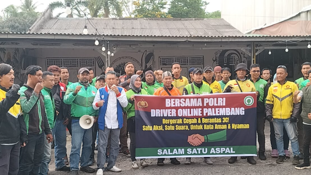ADO Sumsel Desak Polisi Tindak Tegas Pelaku Begal, Driver Online Palembang Ingin Rasa Aman Kembali
