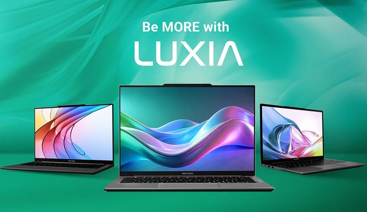 Laptop Polytron Luxia Series: Desain Ringkas, Bobot Ringan dan Dilengkapi Fitur Modern