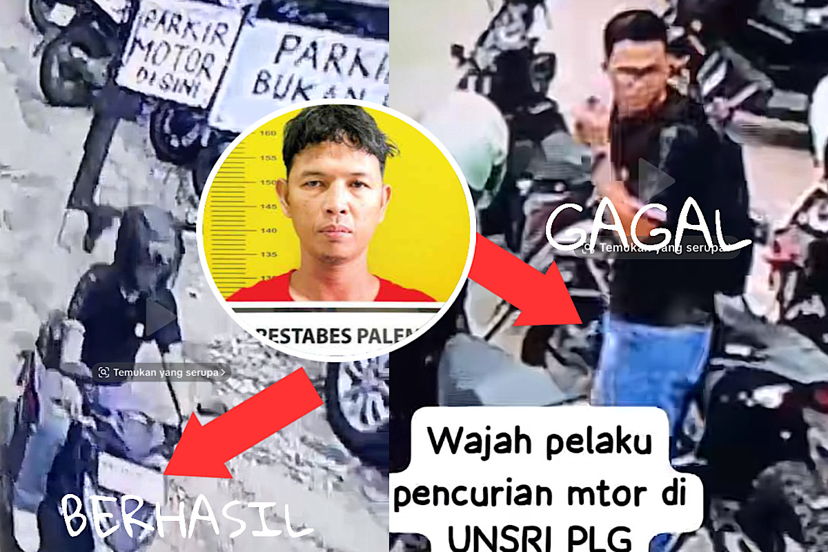Terungkap, Akib Gagal Bawa Motor Trail di Parkiran Unsri Beralih ke Sepeda Motor Beat 
