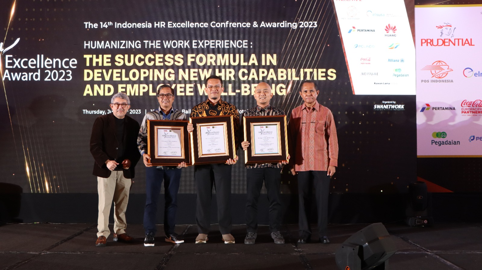 Ciptakan SDM Unggul, Pusri Palembang Berhasil Raih Penghargaan HR Excellence Award 2023