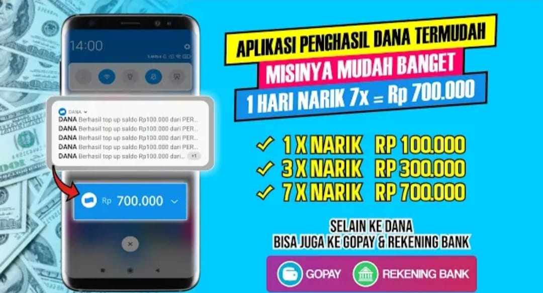 Mau Saldo DANA Gratis Rp 700.000? Hanya Bereskan Misi di Aplikasi Penghasil Uang Ini, Kamu Akan Sumringah