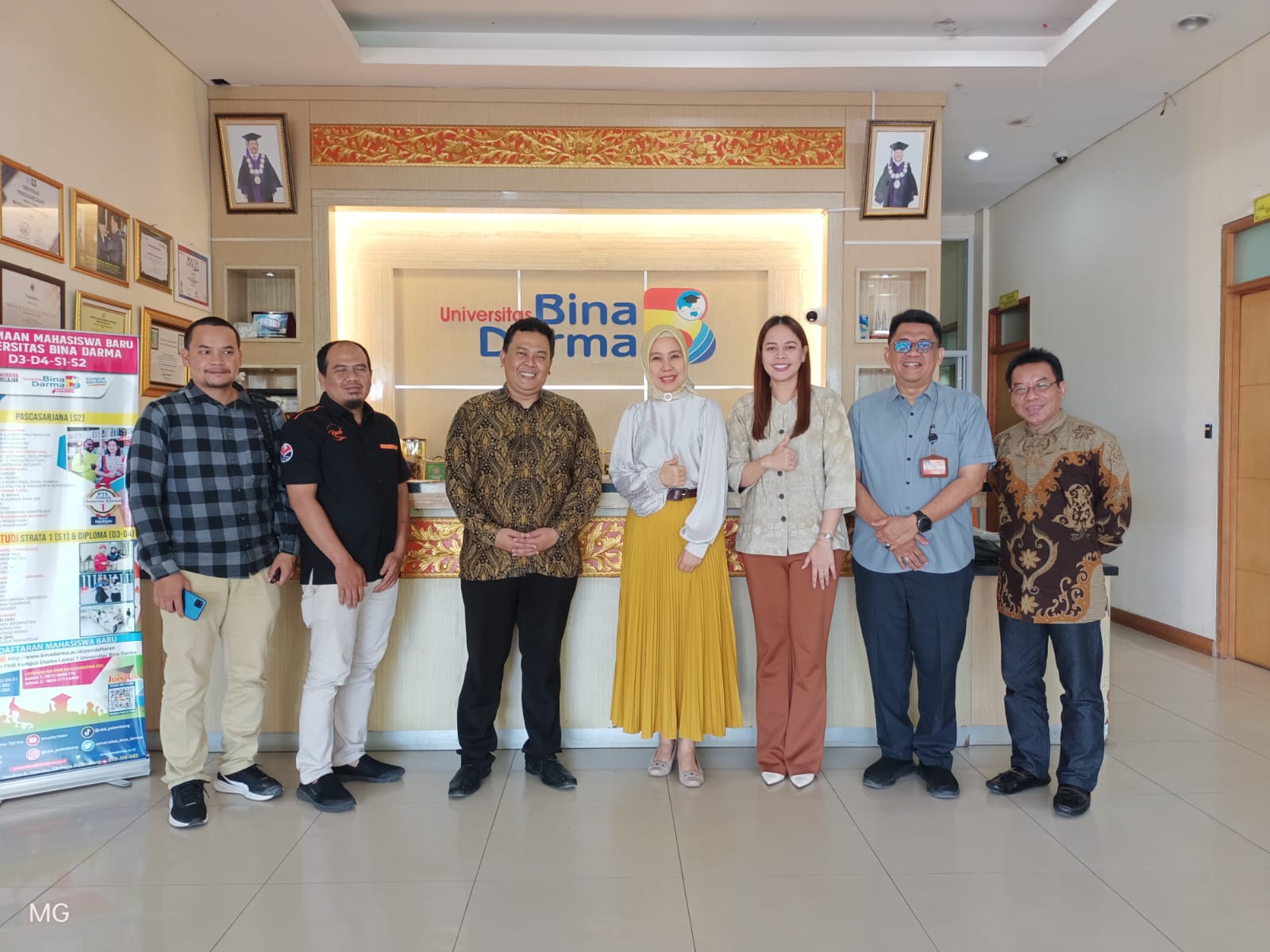 Universitas Bina Darma Palembang Terima Kunjungan UPI: Kenalkan Program Dokter Ilmu Manajemen