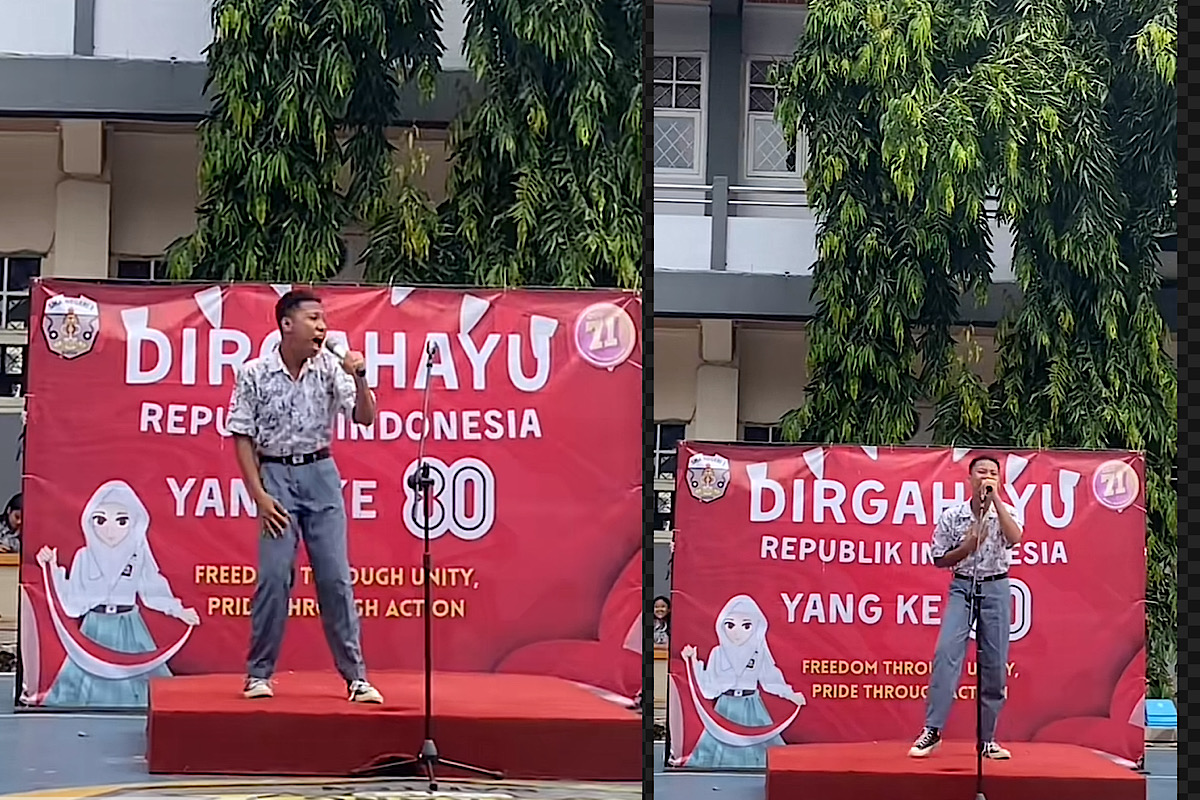 Viral Siswa SMA Ubah Lomba Nyanyi Jadi Konser, Suaranya Bikin Merinding
